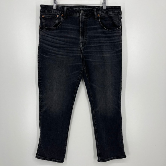 American Eagle Outfitters Other - American Eagle Athletic Straight Airflex+ Black Jeans Mens 38x30